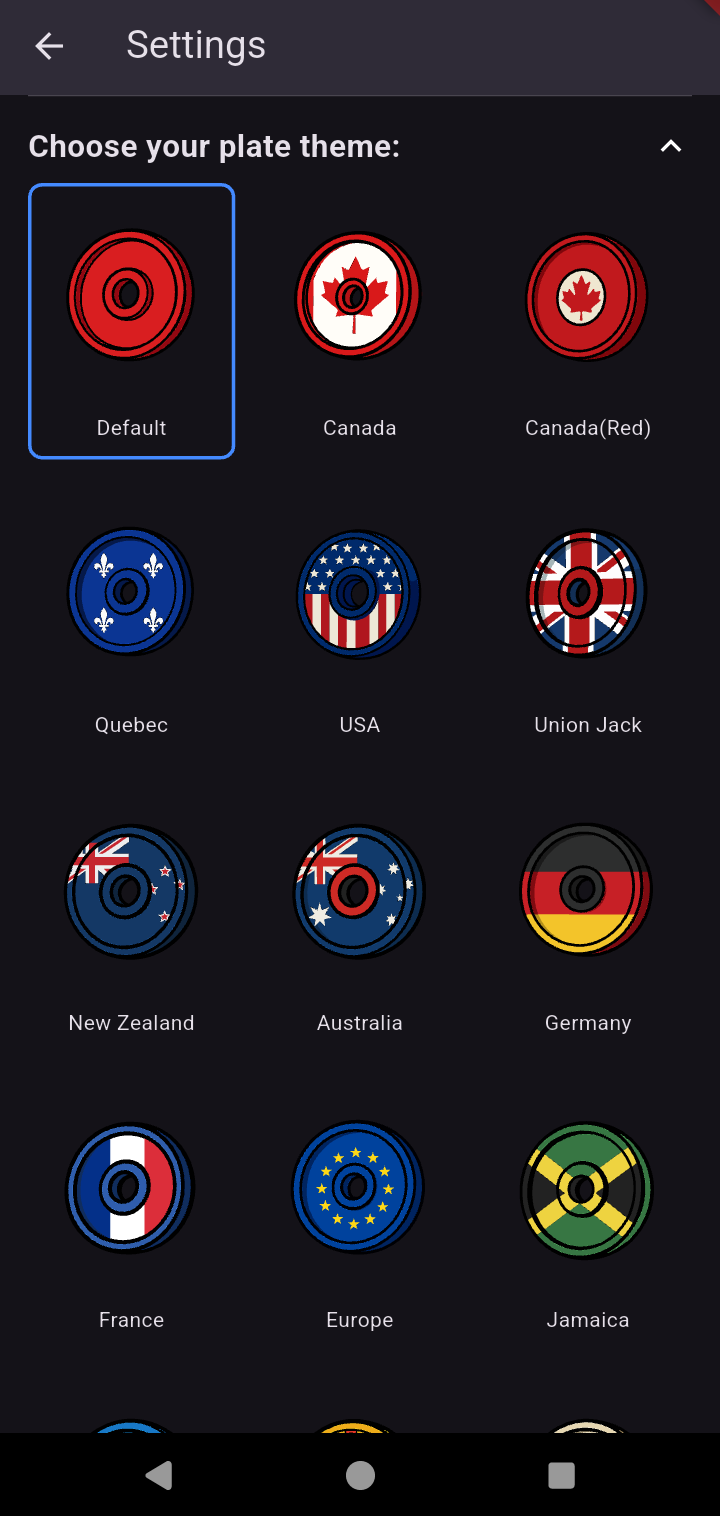 Rack It - Plate Themes options